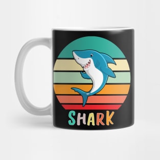 Vintage Retro Shark Mug